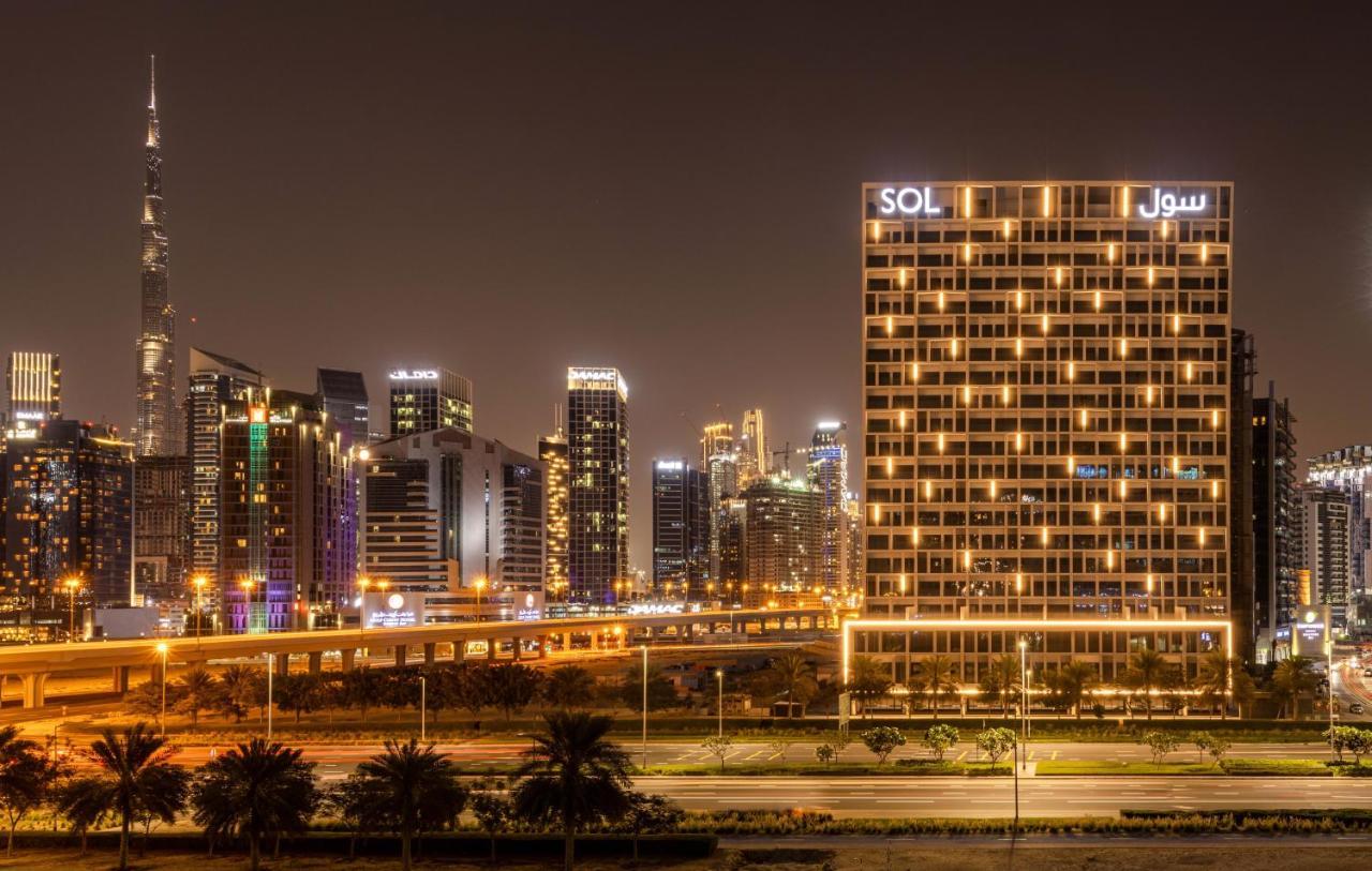 Апартаменты Sol Living - Sol Avenue Дубай Экстерьер фото