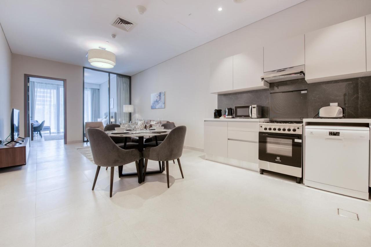 Апартаменты Sol Living - Sol Avenue Дубай Экстерьер фото