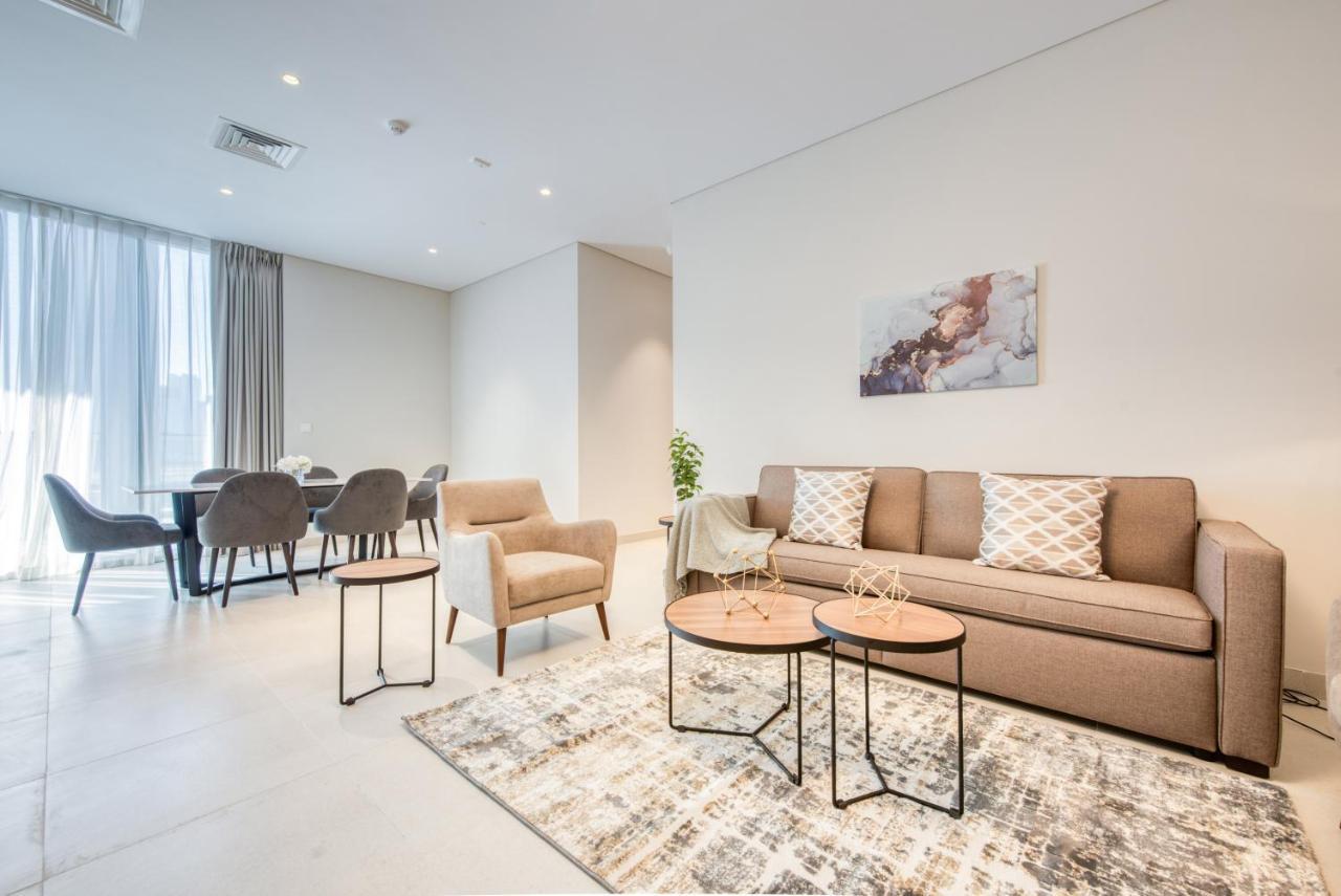 Апартаменты Sol Living - Sol Avenue Дубай Экстерьер фото