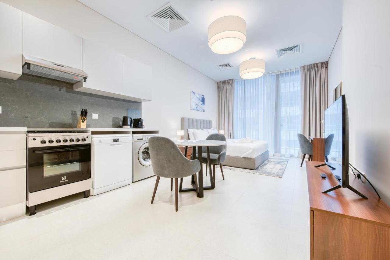 Апартаменты Sol Living - Sol Avenue Дубай Экстерьер фото
