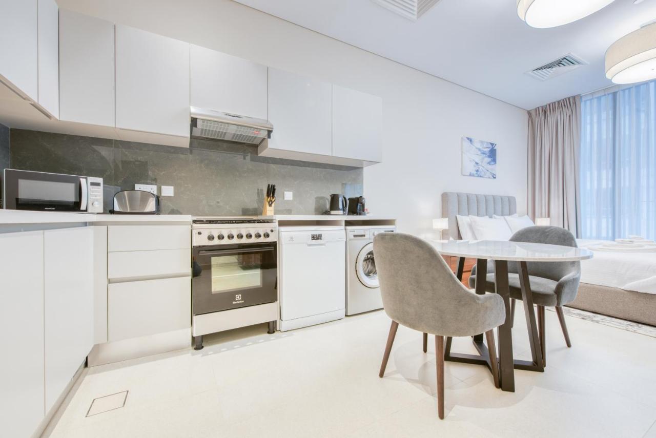 Апартаменты Sol Living - Sol Avenue Дубай Экстерьер фото