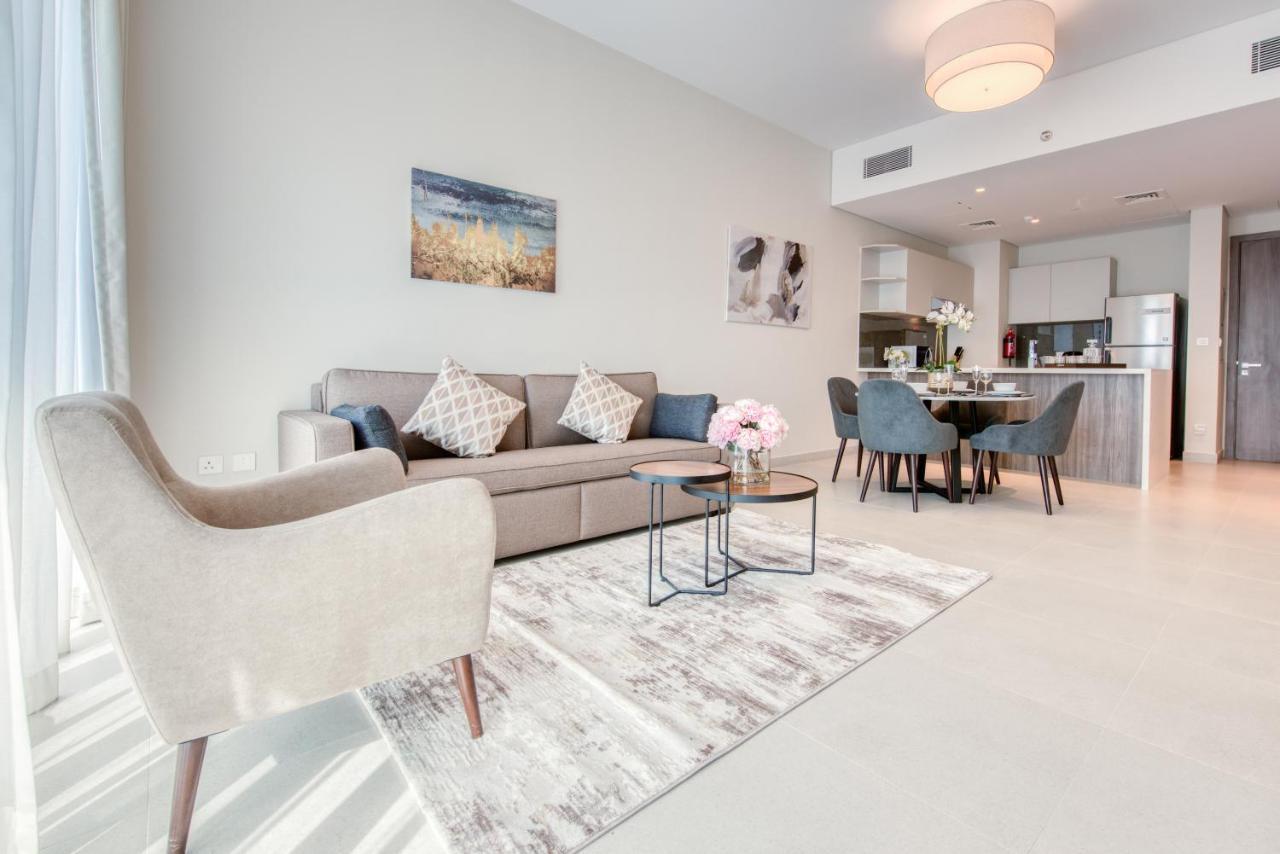 Апартаменты Sol Living - Sol Avenue Дубай Экстерьер фото