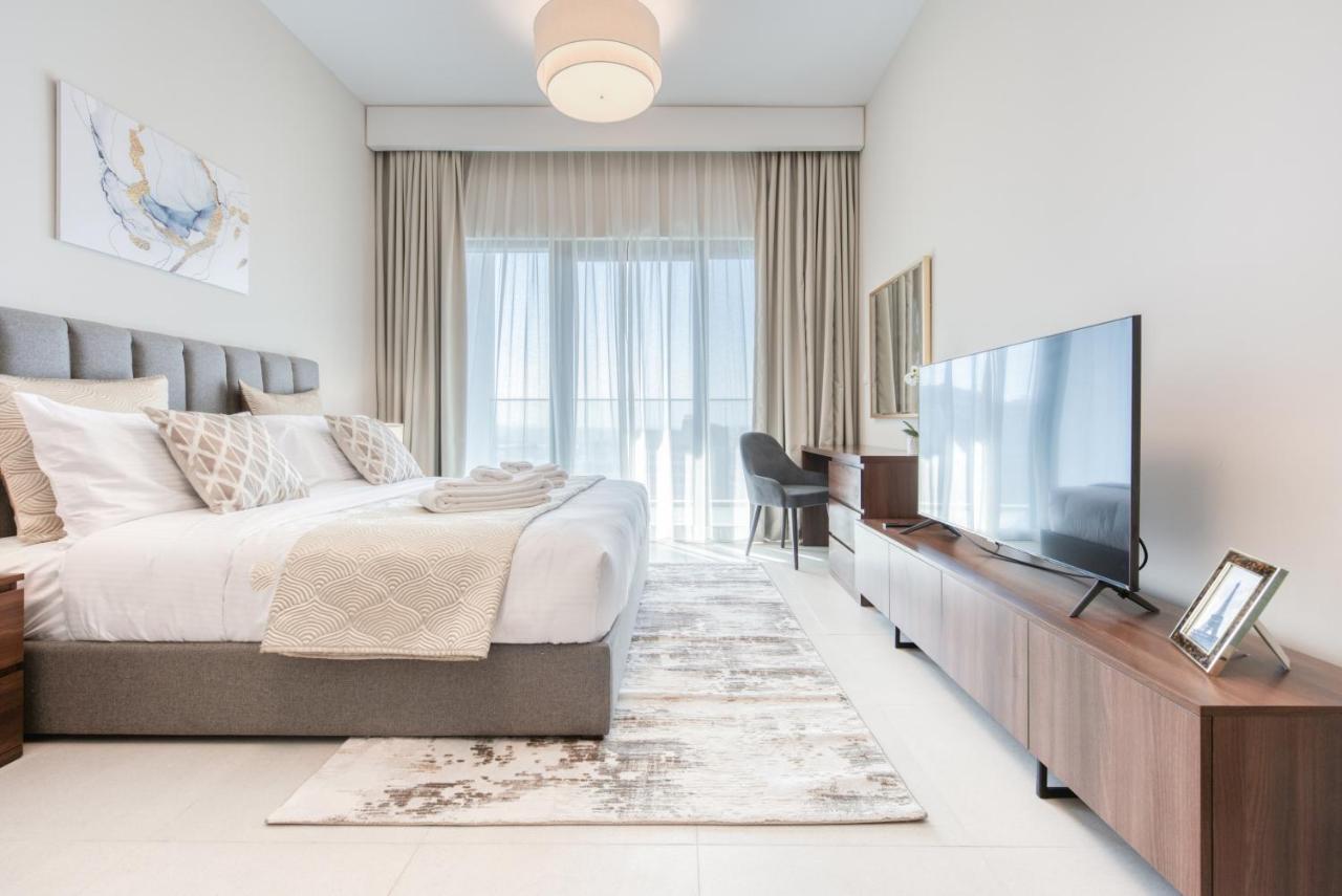 Апартаменты Sol Living - Sol Avenue Дубай Экстерьер фото