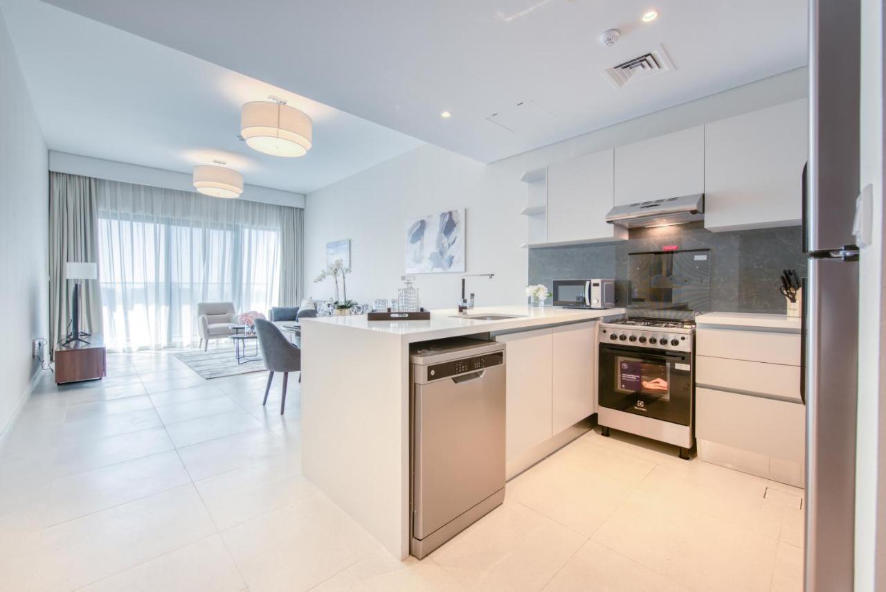 Апартаменты Sol Living - Sol Avenue Дубай Экстерьер фото