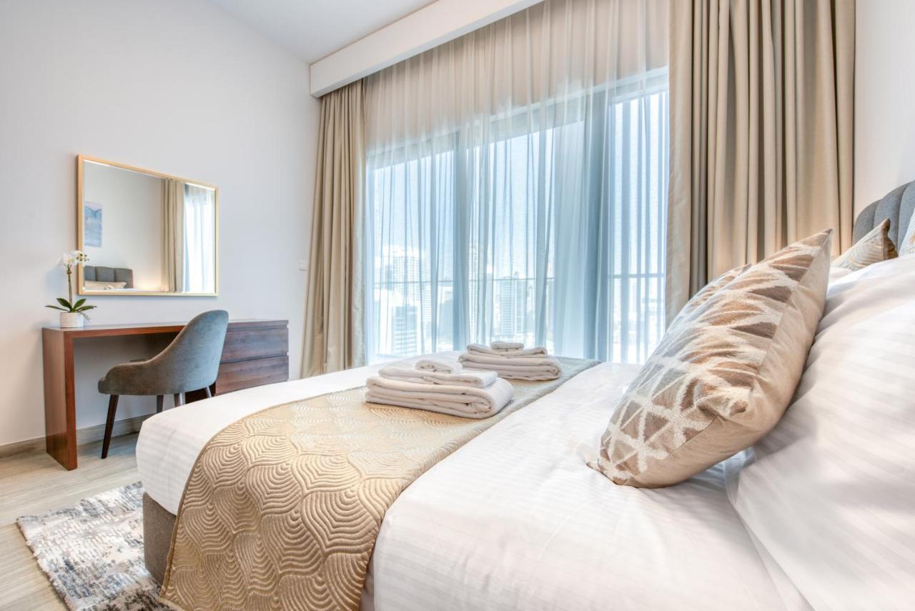 Апартаменты Sol Living - Sol Avenue Дубай Экстерьер фото