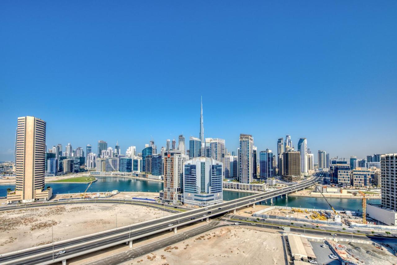 Апартаменты Sol Living - Sol Avenue Дубай Экстерьер фото