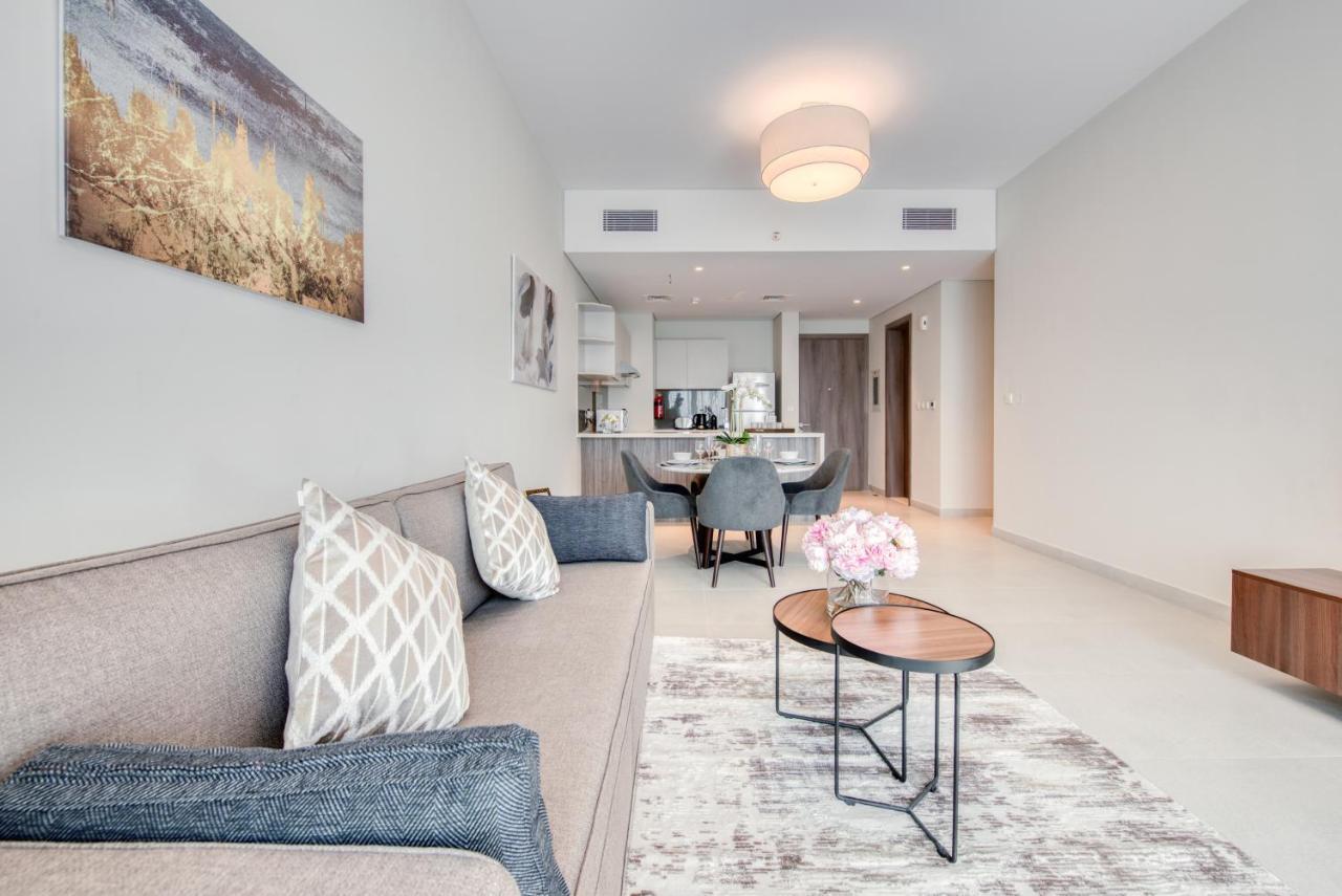 Апартаменты Sol Living - Sol Avenue Дубай Экстерьер фото