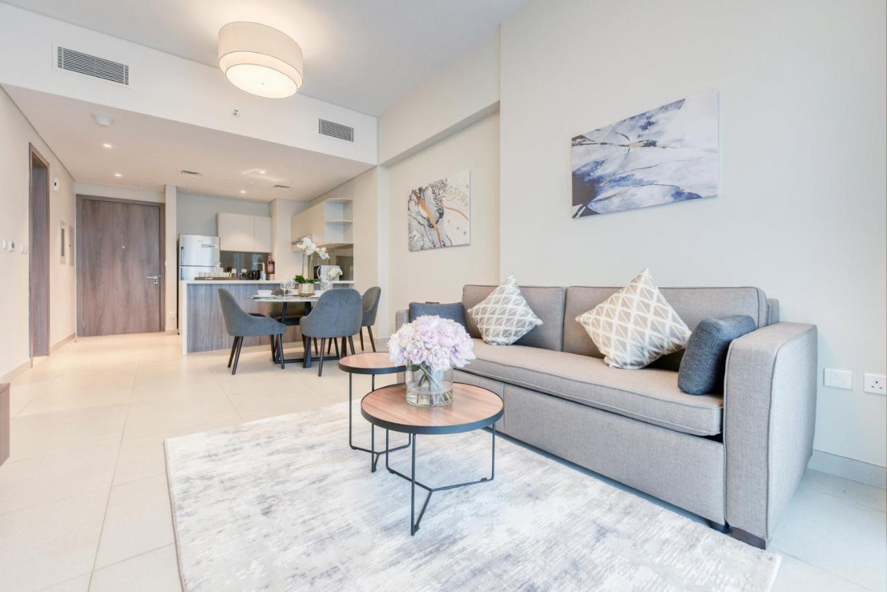 Апартаменты Sol Living - Sol Avenue Дубай Экстерьер фото